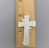 Lily Rosary Crucifix 2"