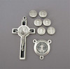Rosary CENTER CRUCIFIX & PATERS Set ~ Saint BENEDICT 8pc