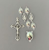 Rosary CENTER & CRUCIFIX & PATER Saint ANNE 8pc
