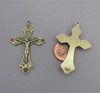 GRAPE Rosary Crucifix 2" LARGE Bronze