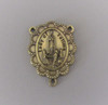 Lady Fatima Scallop Rosary Center BRONZE