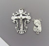 Madonna & Child SCROLL Crucifix & Centerpiece 2pc set