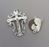 Madonna & Child SCROLL Crucifix & Centerpiece 2pc set