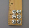 Rosary CENTER & CRUCIFIX 8pc Set ~ Celtic Saint Patrick SILVER