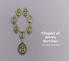 7 Sorrows Dolors Chaplet Set ~ 8 pc Bronze