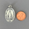 LARGE Miraculous Medal SILVER