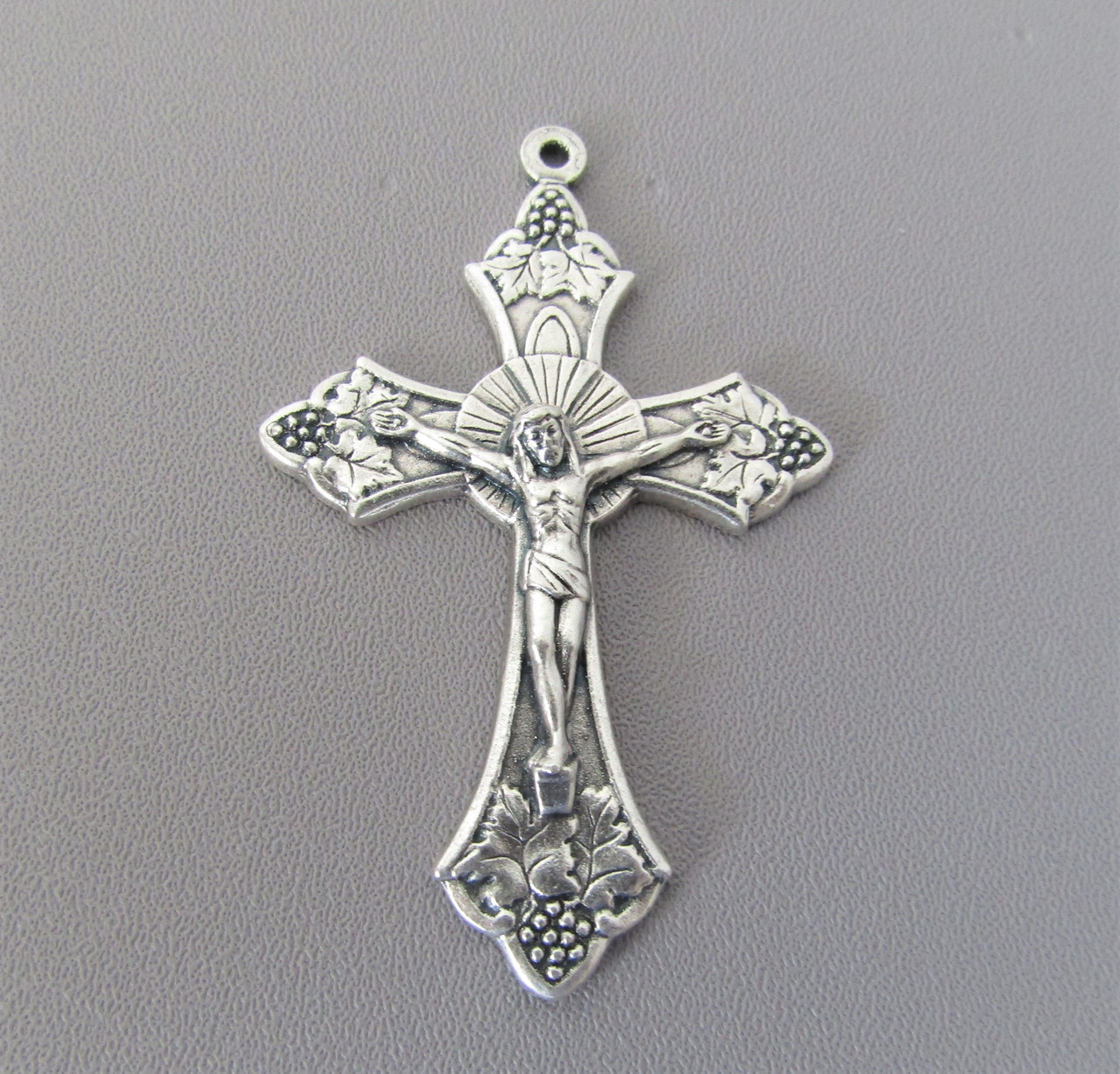 GRAPE Rosary Crucifix 2" LARGE