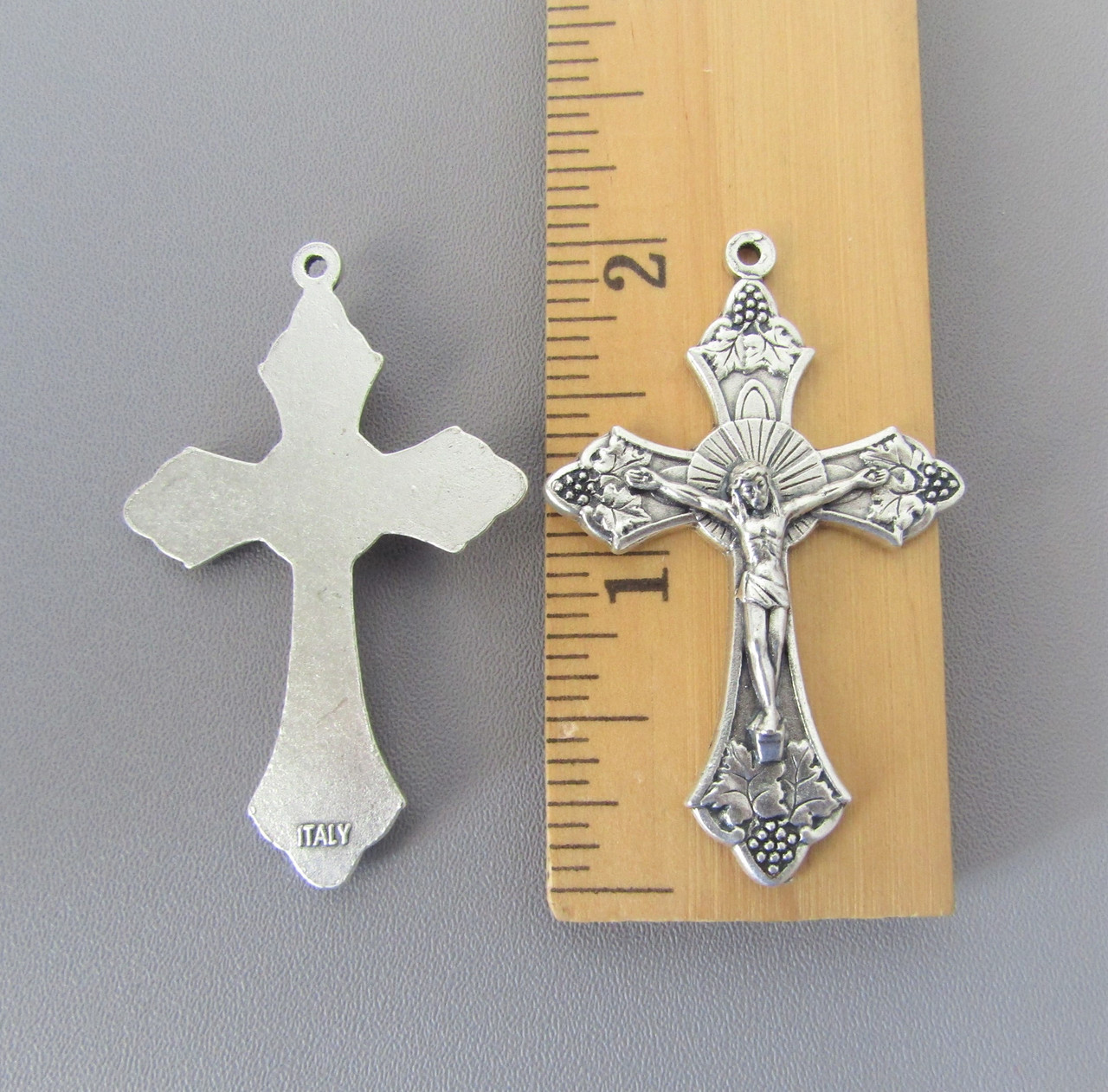 GRAPE Rosary Crucifix 2" LARGE