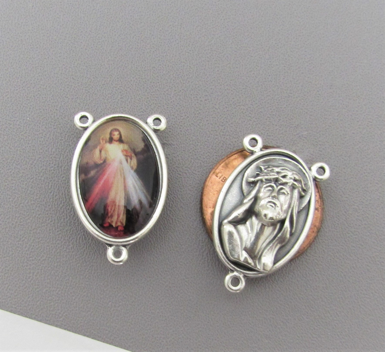 Divine Mercy Jesus Rosary Center Large -Lot 3