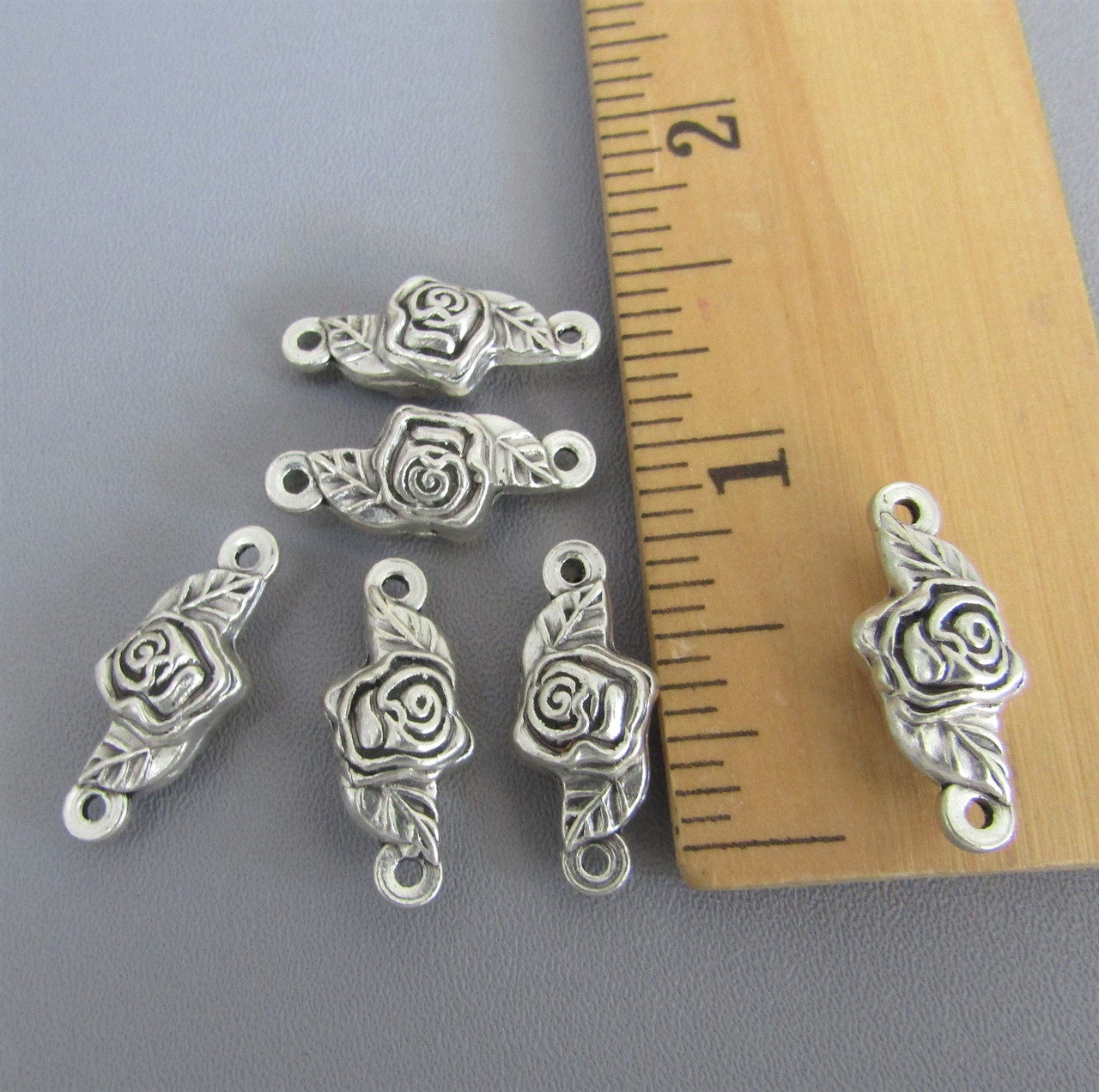 Rose OUR FATHER Beads ~ 12/pkg LARGE