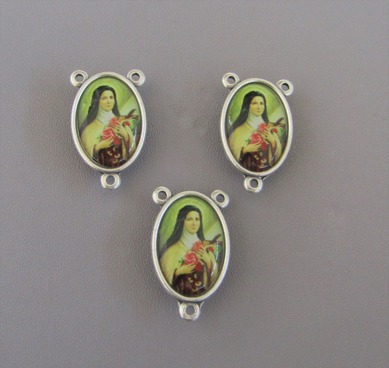 Saint Therese Rosary Center Large COLOR - Lot 3