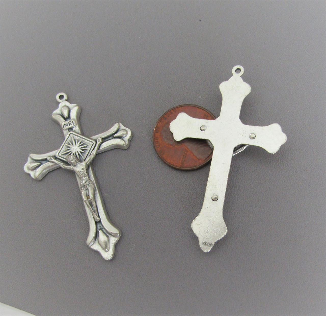 Starburst LARGE Tear Rosary Crucifix