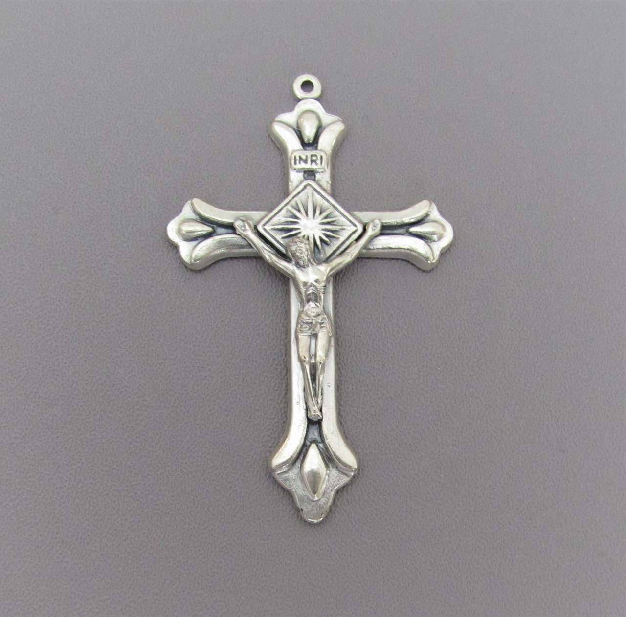 Starburst LARGE Tear Rosary Crucifix