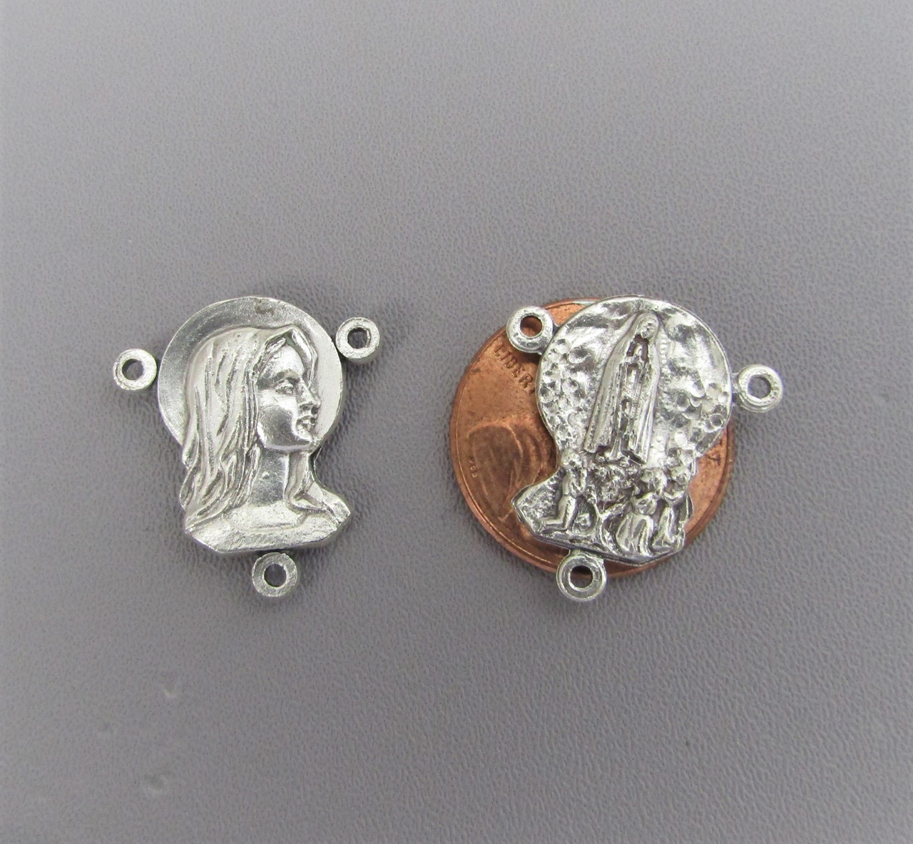 Face of Madonna/Fatima Rosary Centerpiece - Lot 3