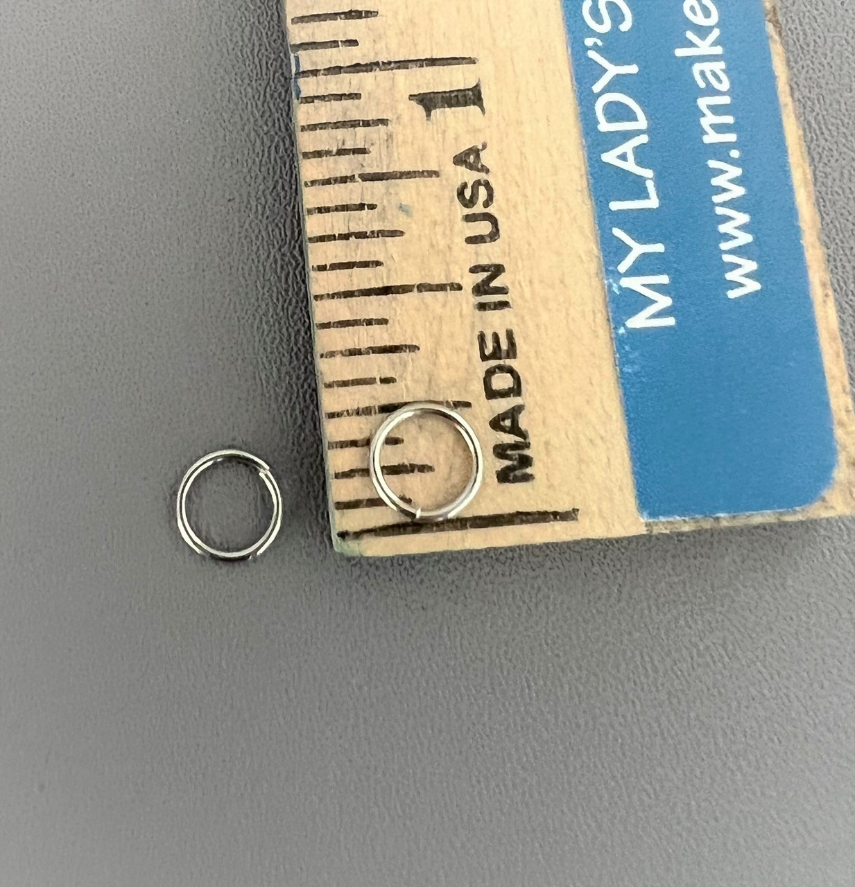 Jump Rings ~ SILVER  5mm Rosary Parts 10grams