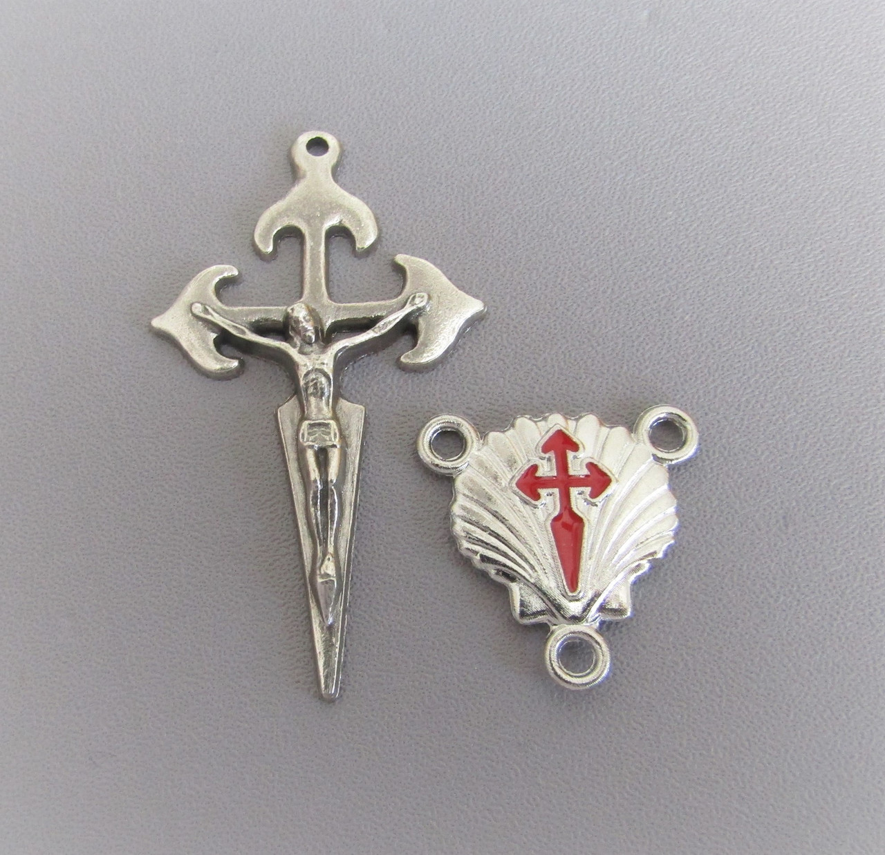  Rosary CENTER & CRUCIFIX St JAMES Camino de Santiago 