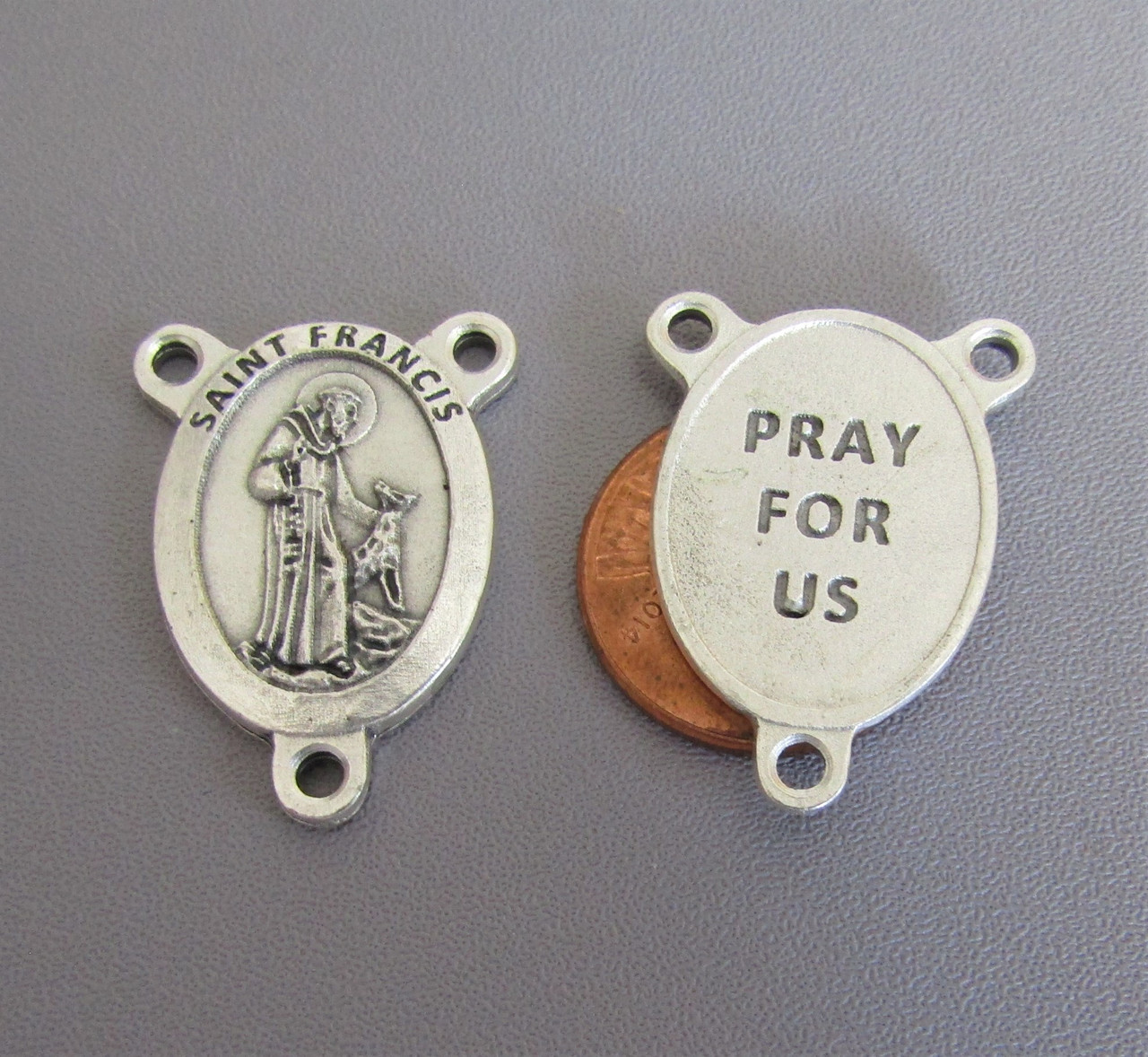 Saint FRANCIS Rosary Centerpiece ~ Pray for Us*