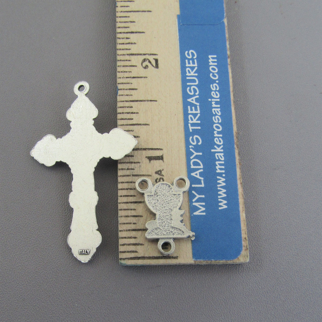 Filigree CENTER & CRUCIFIX First 1st Communion 