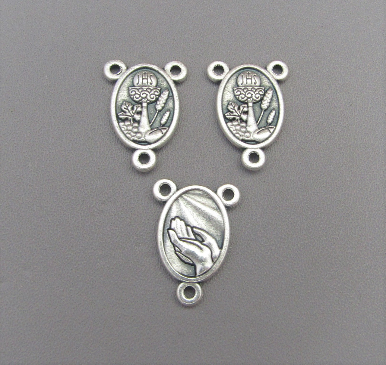 Oval Communion Chalice Rosary Center - Lot 3