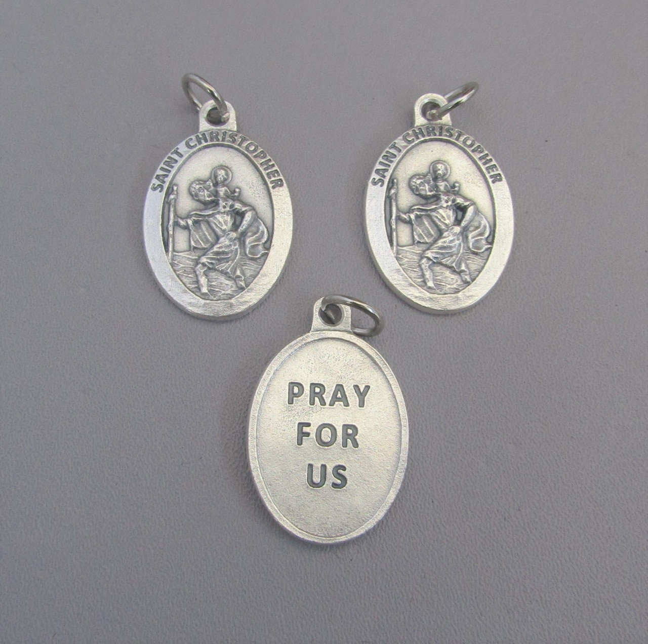 Holy Medal Saint Christopher Silverplate - Lot 3