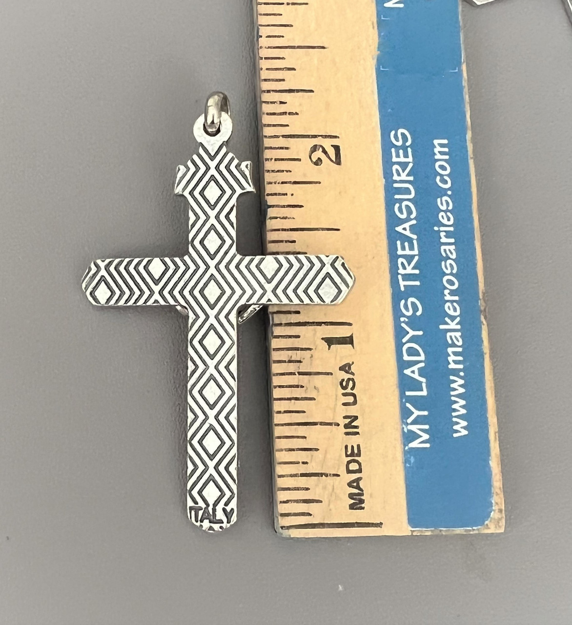Ornate Rosary CRUCIFIX - Narrow 2"