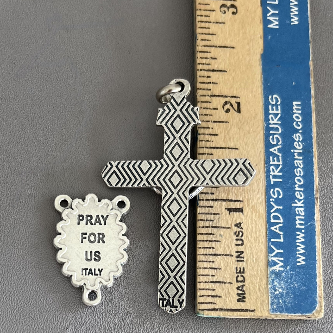 Crucifix & VIRGIN MARY Center - Heavy