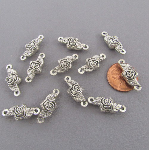 Rose OUR FATHER Beads ~ 12/pkg LARGE