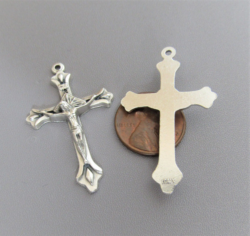 Teardrop Rosary Crucifix 1.5" -Lot 3