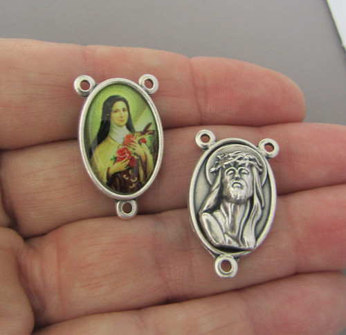 Saint Therese Rosary Center Large COLOR - Lot 3