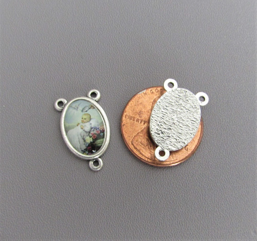 Baptism Baby Rosary Center Small - Lot 3