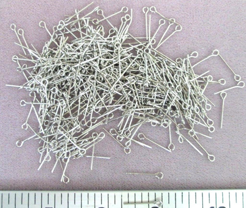 Silver Eye Pins 1.8cm  3/4"  ~ 1oz