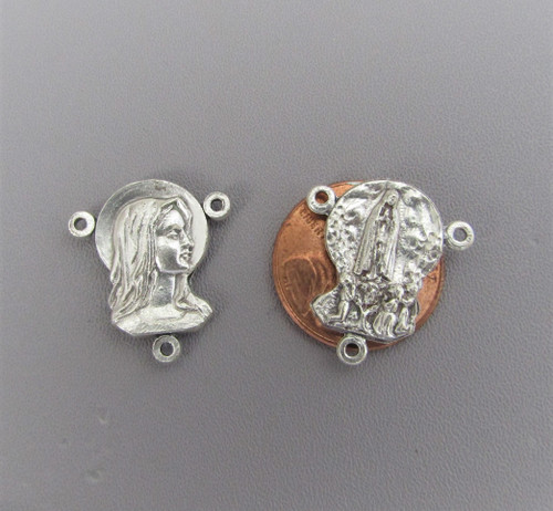 Face of Madonna/Fatima Rosary Centerpiece - Lot 3
