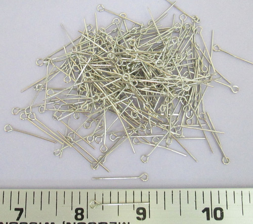 LARGE Silver Eye Pins 2.4cm  1"  ~ 1oz