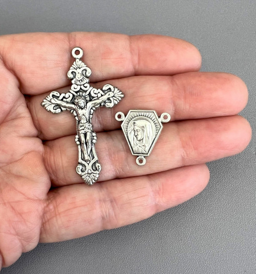 Lot 24 Rosary Crucifixes & Centers