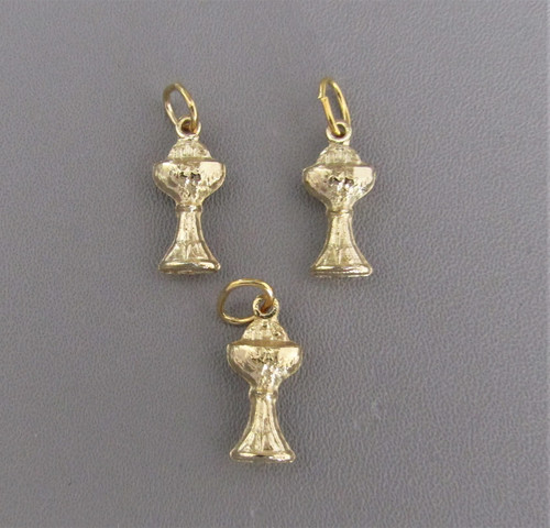 CHALICE 1st First Communion Charm GOLD ~ Lot 3