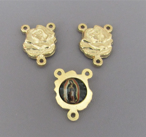 ROSE Shape Lady Guadalupe GOLD -Lot 3