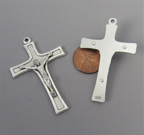 Traditional Rosary Crucifix 2" LARGE