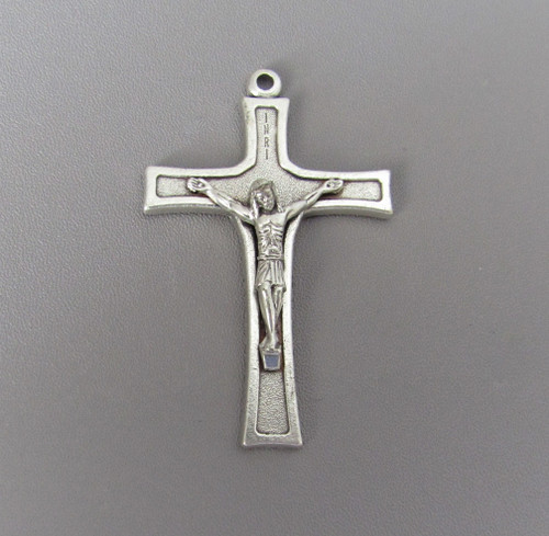 Traditional Rosary Crucifix 2" LARGE