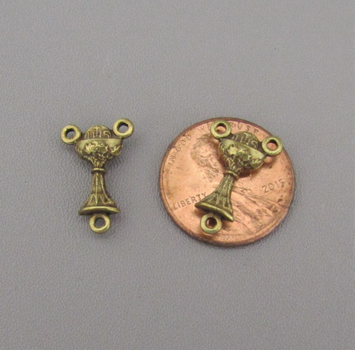 Communion Chalice Center SMALL Bronze -Lot 6