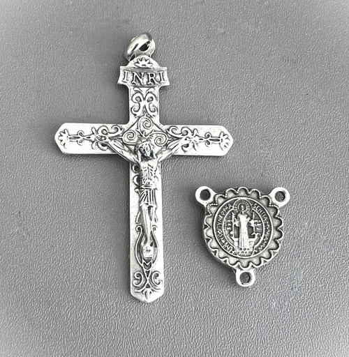 Crucifix & St. BENEDICT Center - Heavy