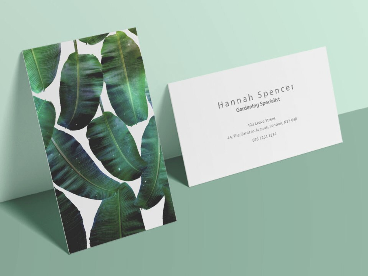 Hemp Business Cards with Sustainable Paper