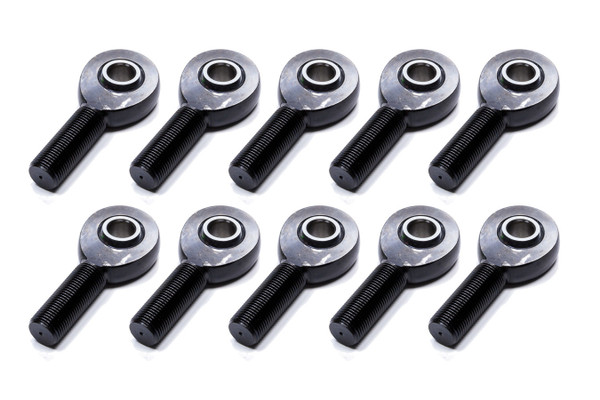 Rod End Alum LH Male Blk 1/2ID x 5/8 Thread Black 10pk