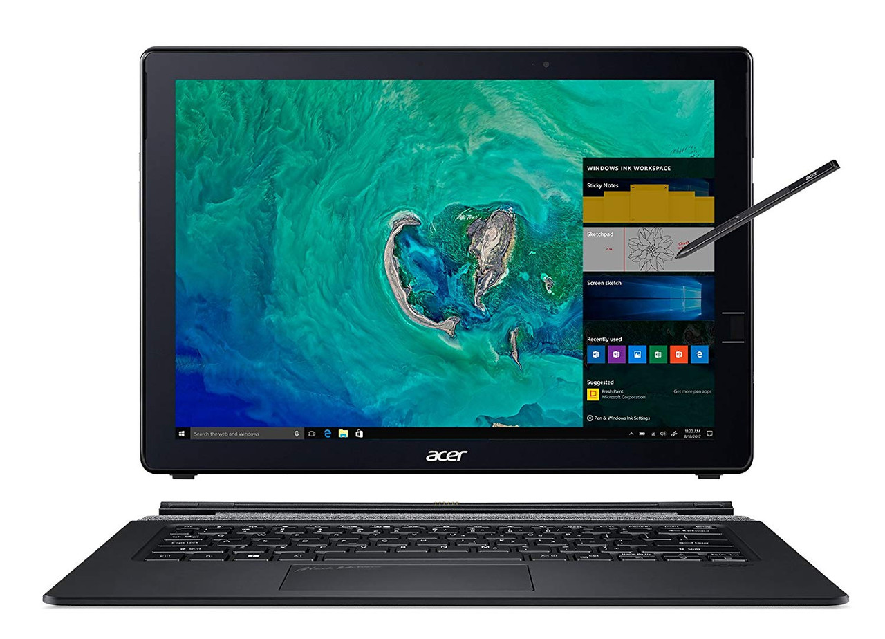 Acer Switch 7 - 13.5 Laptop Intel i7-8550U 1.80GHz - NVIDIA GeForce MX150  2GB - 16GB Ram 512GB SSD Windows 10 Pro | SW713-51GNP-879G | NT.LEPAA.001