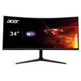Acer Nitro XZ342CU  34" Monitor WQHD 3440x1440 180Hz IPS 400Nit HDMI DisplayPort | XZ342CU V3bmiiphx | Scratch & Dent | UM.CX2AA.303.HU