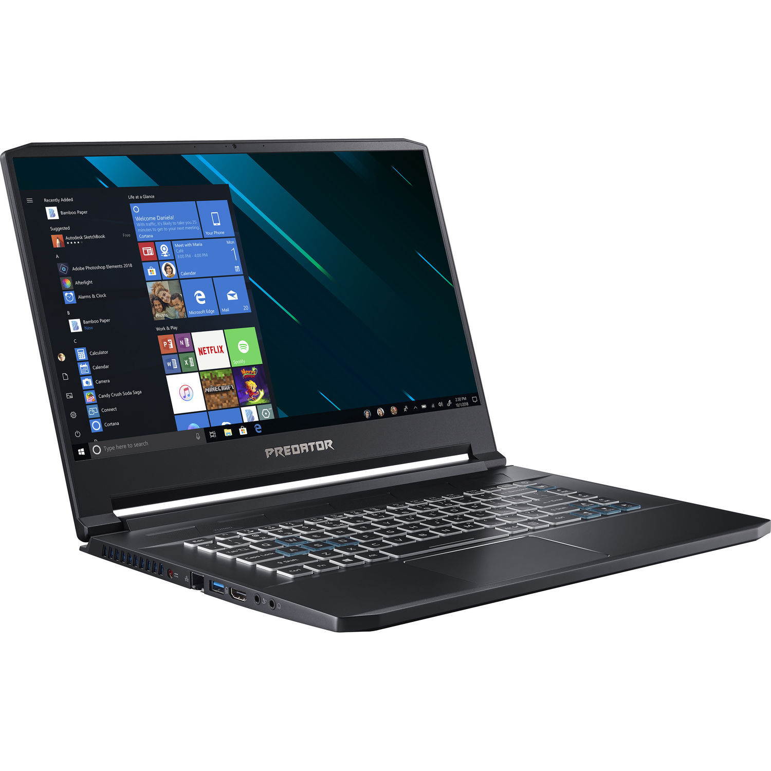 Acer Predator Triton 500 15 6 Intel I7 9750h 2 6ghz 16gb Ram 512gb Ssd Win10h