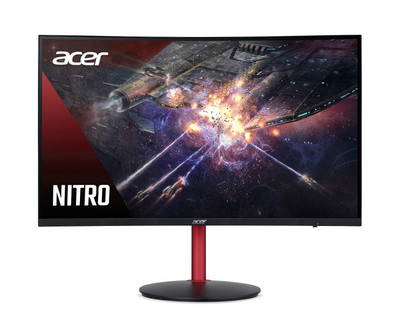 Acer NITRO XZ2 - 27" Gaming Monitor FHD 1920 x 1080 4 ms 165Hz 400 Nit AMD Free-Sync Vertical Alignment (VA) | XZ272 Pbmiiphx | Scratch & Dent