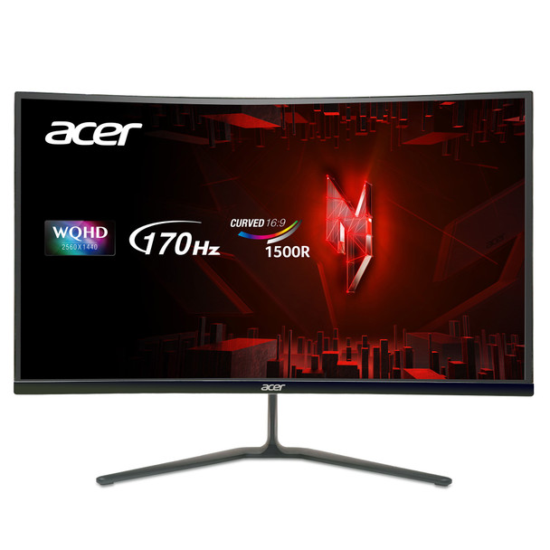 Acer Nitro ED270U - 27" Monitor WQHD 2560x1440 170Hz 1ms 250Nit HDMI DisplayPort | ED270U P2bmiipx | UM.HE0AA.202