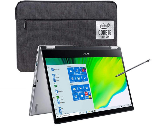 Acer Spin 3 - 14" Laptop Intel Core i5-1035G1 1GHz 8GB Ram 256GB SSD Windows 10 Home | SP314-54N-58Q7
