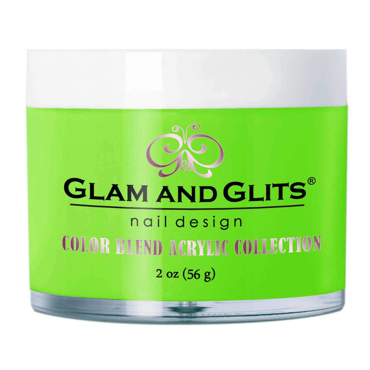 Glam and Glits Acrylic Glow in The Dark Nail Powder - Namaste 2036