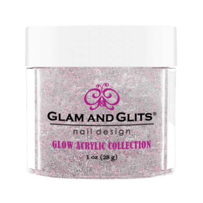 Brilliant Pink Glitter Acrylic Powder 1oz